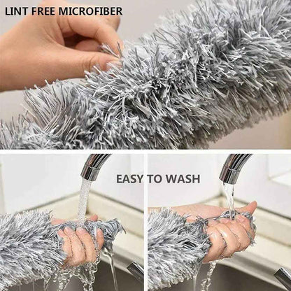 Adjustable Bendable Microfiber Duster Washable & Reusable