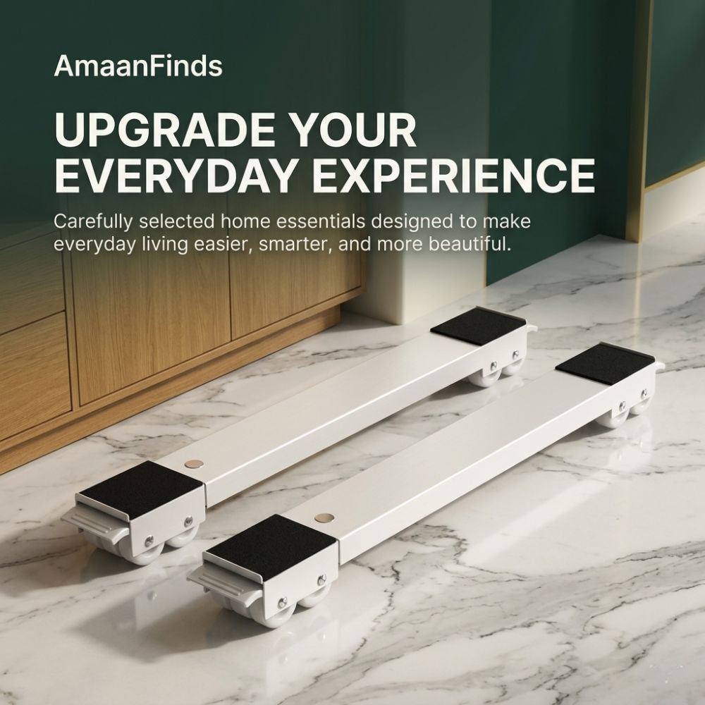 Extendable Appliance Rollers Refrigerator Heavy Duty, Washing Machine Stand Wheels Fridge Appliance Dolly Movers