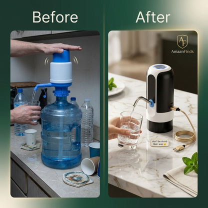 Electric Drinking Water Bottle Pump, USB Charging Automatic Drinking Water Dispenser