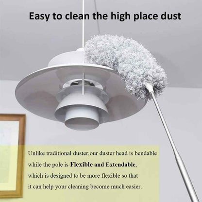 Adjustable Bendable Microfiber Duster Washable & Reusable
