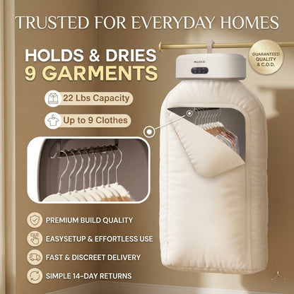 Portable Clothes Dryer with Fast Drying Technology and UV Cleansing