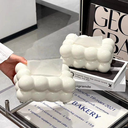 Cloud Design Tissue Box Modern Desktop & Car Paper Holder